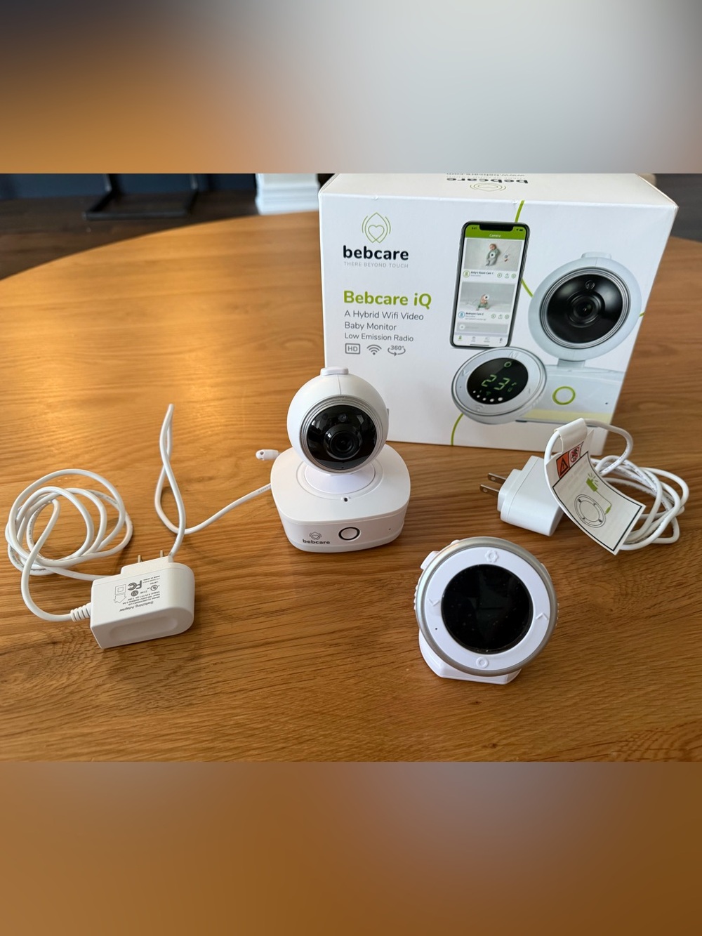 BEBCARE iQ WiFi HD Baby Monitor + Mat